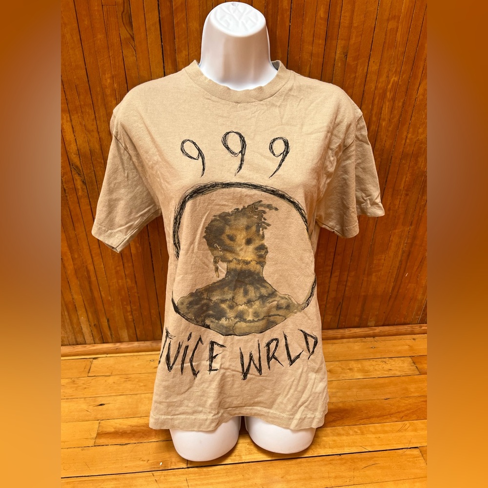 Juice World 999 Band Music T-shirt Tan Graphic Tee